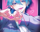 ヤンデレ風？妖しさと色気のある男性キャラ描きます 【商用利用 / 二次利用OK！】 イメージ6