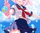 高品質！目を引くかわいいイラストを作成します 表情豊かで映えるイラストを制作します イメージ2