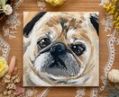 お写真からペットの似顔絵を描きます アクリル絵の具で大切な家族を温かく描きます。 イメージ3