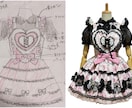 アイドル衣装・コンカフェ衣装のデザイン致します ♡王道系も個性派も！好きを詰め込んだふりふり衣装♡ イメージ4