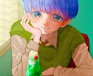 彩度高め・病みかわいい個性派SNSアイコン描きます 相談のみ可能！お気軽にDMにてご相談ください イメージ6