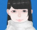 バストアップのアイコンを作成します リアル調ですがイラスト感が欲しい方に！ イメージ1