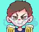 ポップで可愛い似顔絵アイコン描きます SNSアイコンや動画内イラストとしていかがですか？ イメージ6