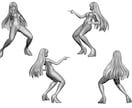 3Dプリンターで出力可能な3Dデータを作成します イラスト、写真からあなたのイメージを形にします。 イメージ9