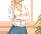 アイコン/イラスト/ウェルカムボードなど描きます モデルに似せたアイコンや、背景付きイラストなども。 イメージ4