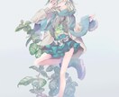 ダーク系、ポップ系のイラスト作成します ※複数人分キャラ作成、又は作業量の多いもの専用です。 イメージ4