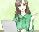 女性のイラスト描きます SNSアイコンや似顔絵などに◎ イメージ3