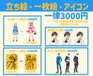 ご希望の雰囲気に合わせた立ち絵一枚絵描きます 最短2日！絵柄指定可能で分かりやすいプランとなっております！ イメージ2