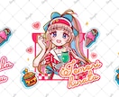 可愛い一枚絵イラストかきます 一枚絵、グッズ、mvイラストなど用途に合わせたイラスト制作 イメージ3