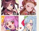 アイコン等にも！キャラクターイラスト描きます 創作のお手伝いに！SNSのアイコンに！用途自由です！ イメージ4