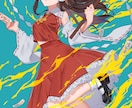 一瞬で目を引く一枚絵、描きます グッズやポスター、ゲームに一枚絵が欲しい方へ イメージ1