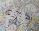 フルオーダーメイドのアナログ水彩イラスト描きます デジタルでは描けない唯一無二の美麗イラスト イメージ3