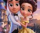 3Dアニメ風ウェルカムボード（ピクサー風）作ります お二人の思い出や個性を世界観に反映してゲストを盛り上げます イメージ1
