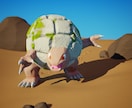 Blenderでの3Dキャラ・武器を作ります ふわっとしたイメージでも大丈夫！ イメージ1