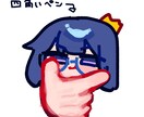 シュールで可愛いミニキャラの絵を描きます アイコン、ヘッダー、すきま埋め…その他色々使えます！ イメージ3