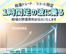 ショート専用★下落相場の波に乗る方法お伝えします 【完全裁量】私はこのロジックで専業トレーダーになりましたꕤ イメージ1