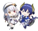 あなただけのかわいいミニキャラお描きします 好きなポーズ、服装、表情で！ミニキャラお描きします！！ イメージ4