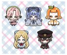 シンプル＆ハッキリ！ミニキャライラスト描きます アイコンやグッズにも！お気軽にご相談ください イメージ4