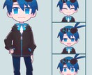 SDキャラ／ミニキャライラスト制作します 1点8,000円～、ポーズ・表情差分対応OK、短納期相談OK イメージ5