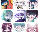 最短3日でミニキャラの立ち絵制作します 様々な用途でお使いいただける絵を制作します イメージ4