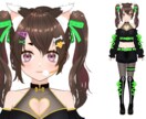 現役 VがV向け3Dモデル（Vroid）作成します オリジナルキャラ、既存のV体を3D化（可能な範囲で）など イメージ5
