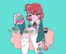 似顔絵アイコン描きます お客様の好きなものをたくさん詰め込みます！ イメージ5