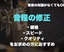 音程直します 時間がなくてお困りの方、お急ぎの方もぜひ！ イメージ1