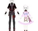キャラクターや衣装のラフデザインを製作いたします ゲーム・VTuberの立ち絵,設定画,新衣装が必要な方へ イメージ5