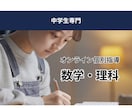 プロ家庭教師がオンライン個別指導を行います 中学生の数学と理科をオンラインのプロが指導します イメージ1