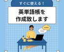 英単語帳をお作り致します 暗記したい単語や文章のテストをアプリに入力いたします。 イメージ1