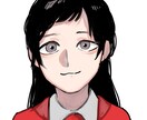 線画・アニメ風・厚塗り風イラストアイコン承ります 1枚1000円★自分だけのイラストアイコンが必要な方へ イメージ1