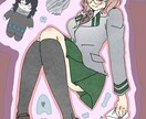 1枚絵、立ち絵、デフォルメ等制作します かわいい・かっこいい・絵柄は様々！ イメージ10