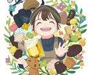 ポップで温かい雰囲気の人物イラスト！描きます 【期間限定価格】サムネ用、アイコン用、グッズ用などにぜひ✨ イメージ6