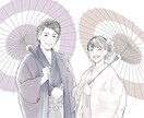繊細で優しい雰囲気の似顔絵描きます 丁寧・迅速対応！記念やプレゼントの他、グッズやペーパーにも♪ イメージ1