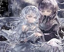 幻想的で美しい世界観の一枚絵を制作します 物語を感じるような、繊細で美しいイラストをお届けします。 イメージ6