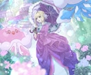 キラキラで美しいキャラクターイラストを描きます 一枚絵を必要としている方｜配信サムネイル、歌ってみた、グッズ イメージ3