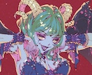 キャラクターイラストを制作します 繊細かつハネたラインアートでコミック調のイラストをどうぞ。 イメージ1