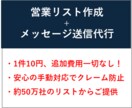 1件10円、リスト作成+フォーム送信代行をします 追加課金一切なし！営業先リスト作成+フォーム営業代行 イメージ1