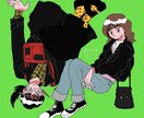 女の子の絵やSNSのアイコンを描きます イラストやSNSのアイコンを書かせていただきます。 イメージ3