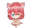 デフォルメでイラスト描きます 可愛い水彩タッチで1枚絵描きます、VTuber向け イメージ1