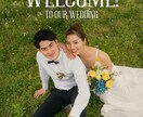 今時のウェルカムボードのデザインを提供します センス抜群のボードで一生に一度の結婚式を飾りませんか? イメージ1