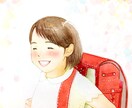 A4サイズ☆優しい水彩画の似顔絵お描きします 簡易額縁付き☆世界でただ一枚のオリジナルオーダー イメージ3