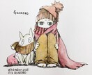 水彩絵具でほんわかイラスト描きます 水彩絵具の暖かみのあるイラストで差がつきます！ イメージ3
