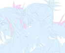 白黒イラストやアニメの原画風イラストを描きます 安価で丁寧に仕上げます！ご気軽にご相談ください イメージ7