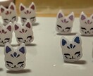 狐のイヤリング、ピアスお作りします 白狐か黒狐のイヤリング、ピアスはいかがでしょうか？ イメージ1