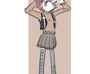 キャラクターの立ち絵イラスト作成します 男キャラ女キャラ獣人も、オリキャライラストお描きします！ イメージ2