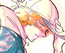 90’s〜2000s平成レトロなイラスト作成します 表情豊かなレトロタッチイラストを描きます。 イメージ8