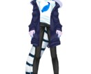 Vtuberモデル全行程制作いたします Live2Dモデル用のキャラデザ、パーツ分け、モデリング イメージ4