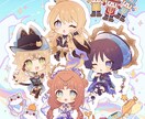 1枚絵、SDイラストなど制作します かわいい系の少年少女のイラストが描けます！ イメージ5
