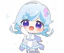 ミニキャラ～アイコン■使いやすいイラスト描きます ゆるキャラ～かわいい、綺麗目の絵柄であなたのキャラを描きます イメージ6